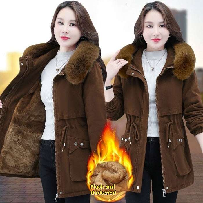 Woment Winter Loose Fleece Padded Coat