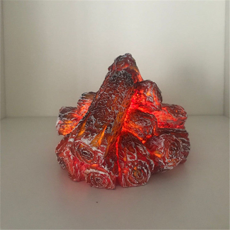 LED Simulation Charcoal Fire Lamp - Creative Atmosphere Decoration