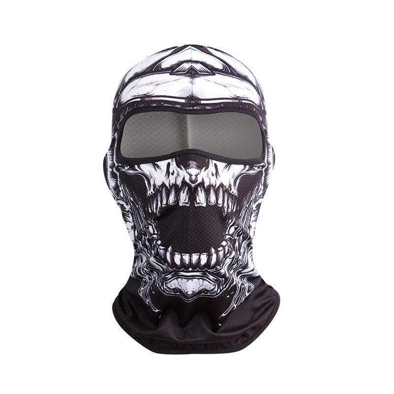 Spring And Summer Outdoor Motorcycle Full Face Windproof Dust Bib Men And Women