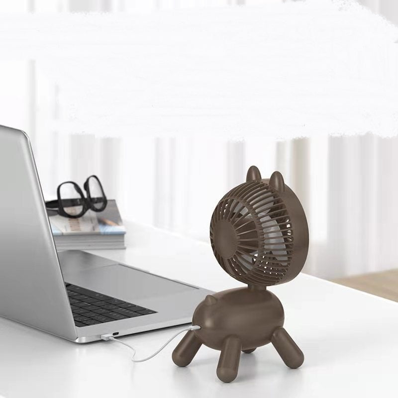 Mini Electric Desktop Fan - USB Rechargeable & Quiet Operation - Mallora Shop