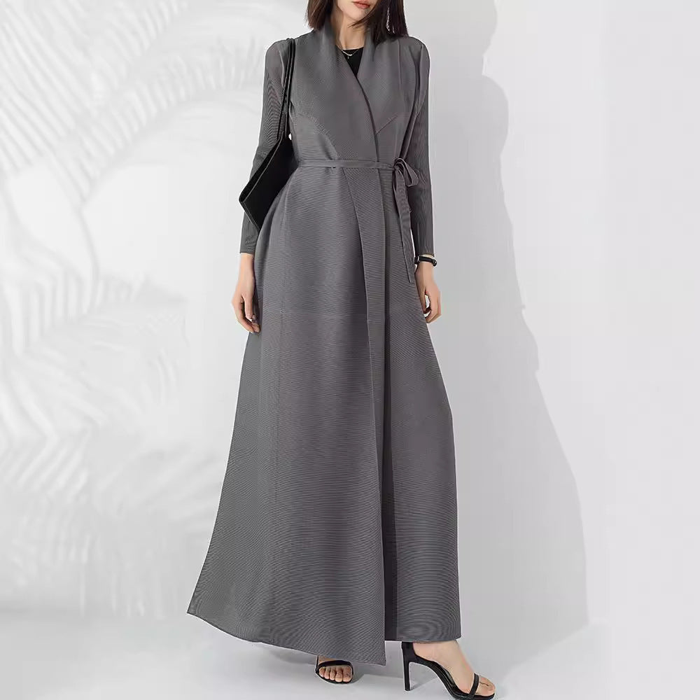 Graceful And Fashionable Long Trench Coat For Women