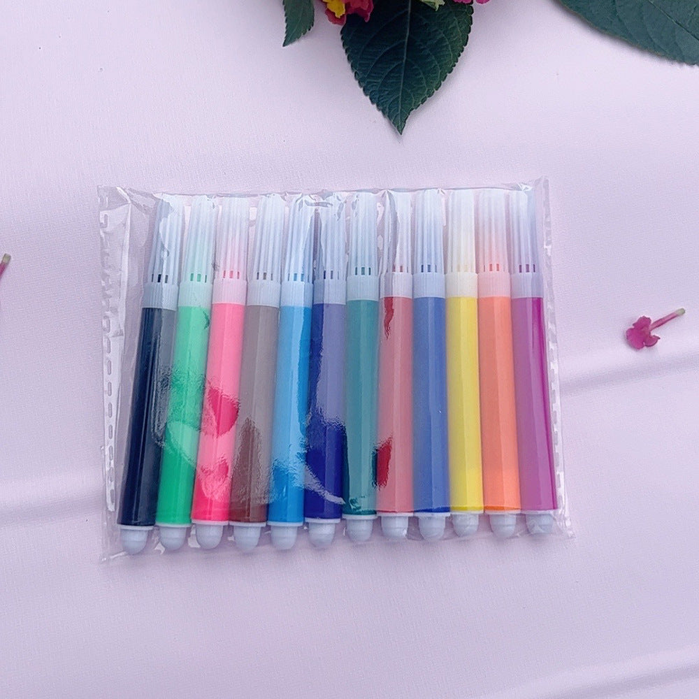 Watercolor Pen Children's Painting Short Color Pen 85cm Colorful Egg Painting Supplies Set