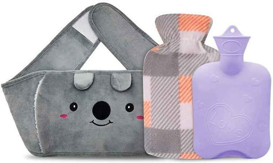 Cute Animal Hot Water Bottle Belt - Large Hand Warmer
