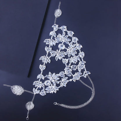 Fashion Half Face Rhinestone Mask - Elevate Your Style with Sparkling Details