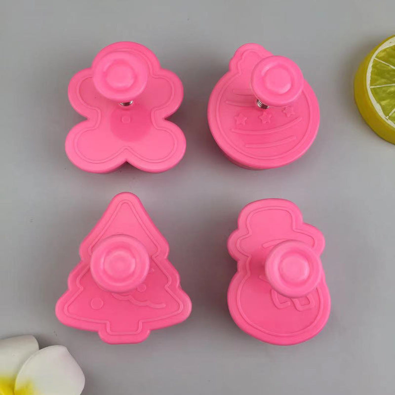 Christmas Three-dimensional Biscuit Fondant Mould