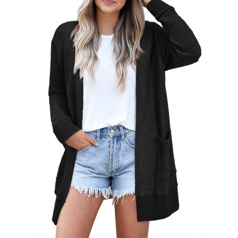 Loose Knitted Coat European And American Sweater Cardigan