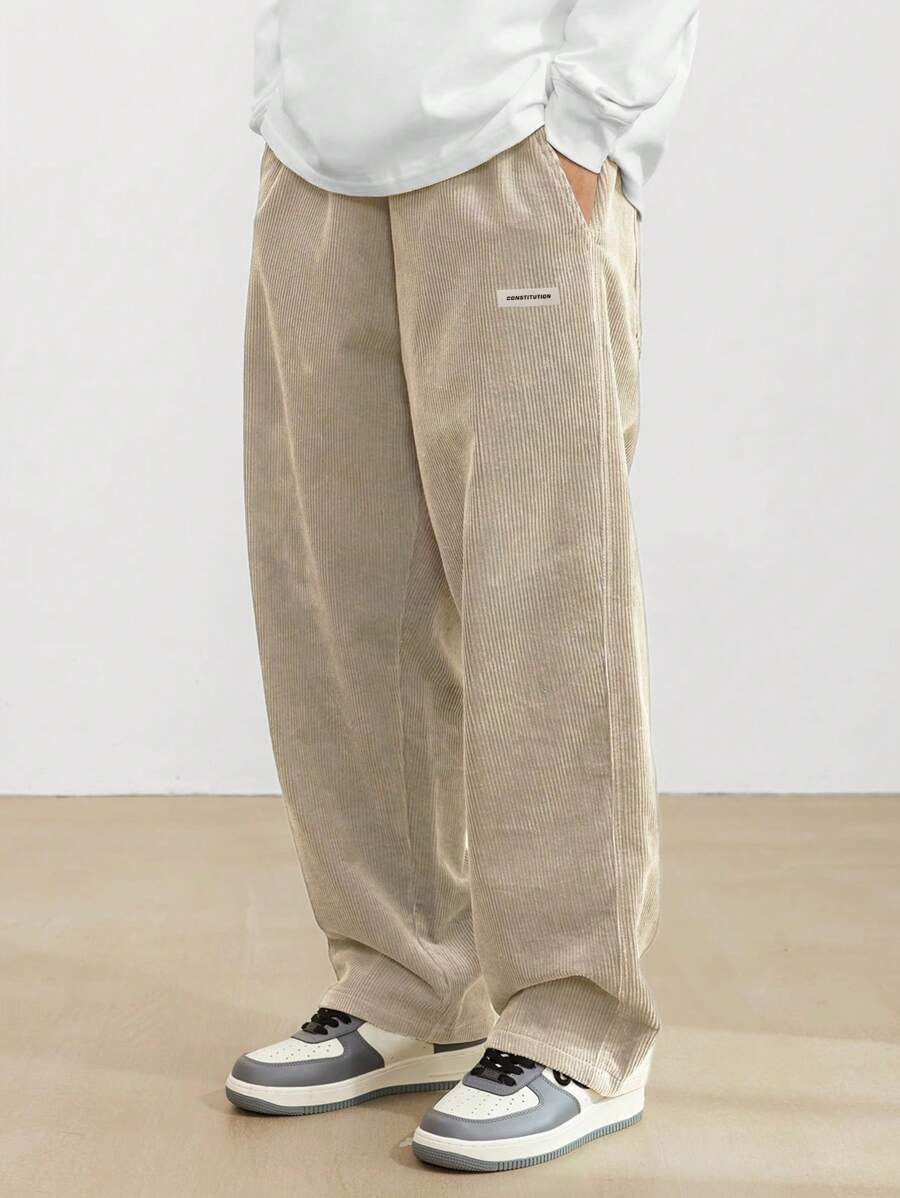 Men's Autumn And Winter Loose Wide Leg Draping Casual Pants