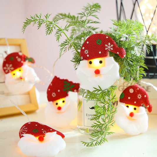 Santa Claus String Lights Christmas Tree Snowman Decoration Lights