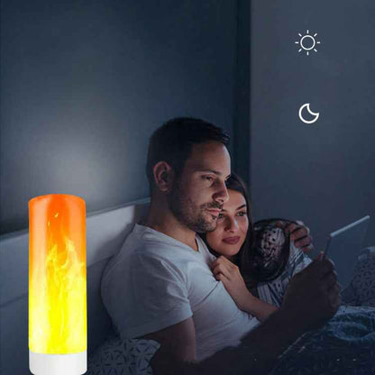 USB Atmosphere Light - LED Flame Effect Portable Night Lamp - Mallora Shop