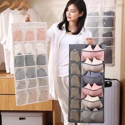 Double-Sided Hanging Bag for Underwear Storage