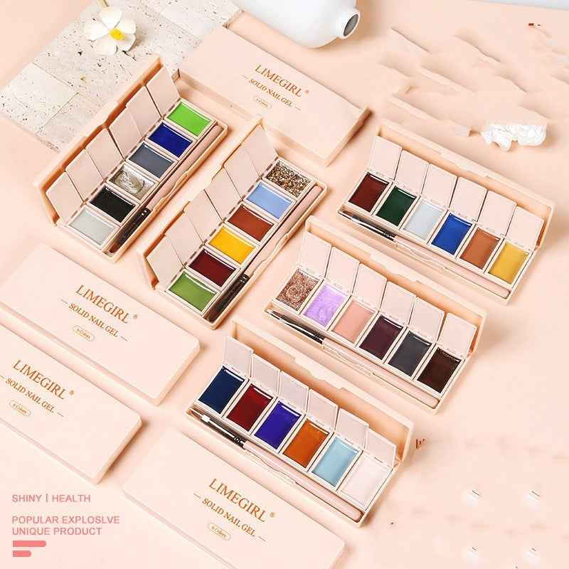 Cream Solid Nail Art Gel