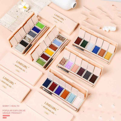 Cream Solid Nail Art Gel