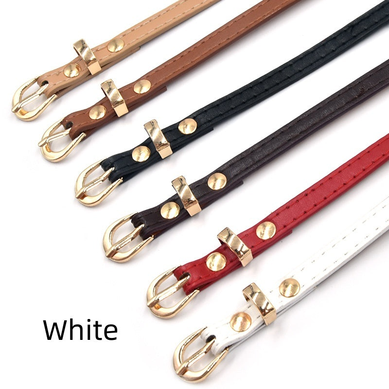 Spring And Summer Children's Thin Belt Stylish Simple And Versatile Dress Matching Clothing Belt