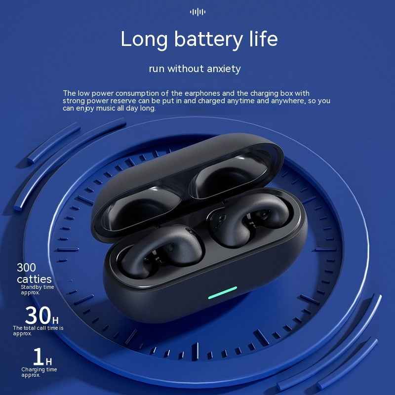 Wireless Ear Clip Bluetooth Headset TWS