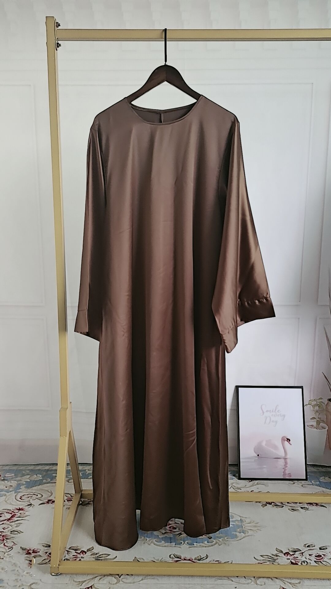 European And American Large Elegant Robe Dress