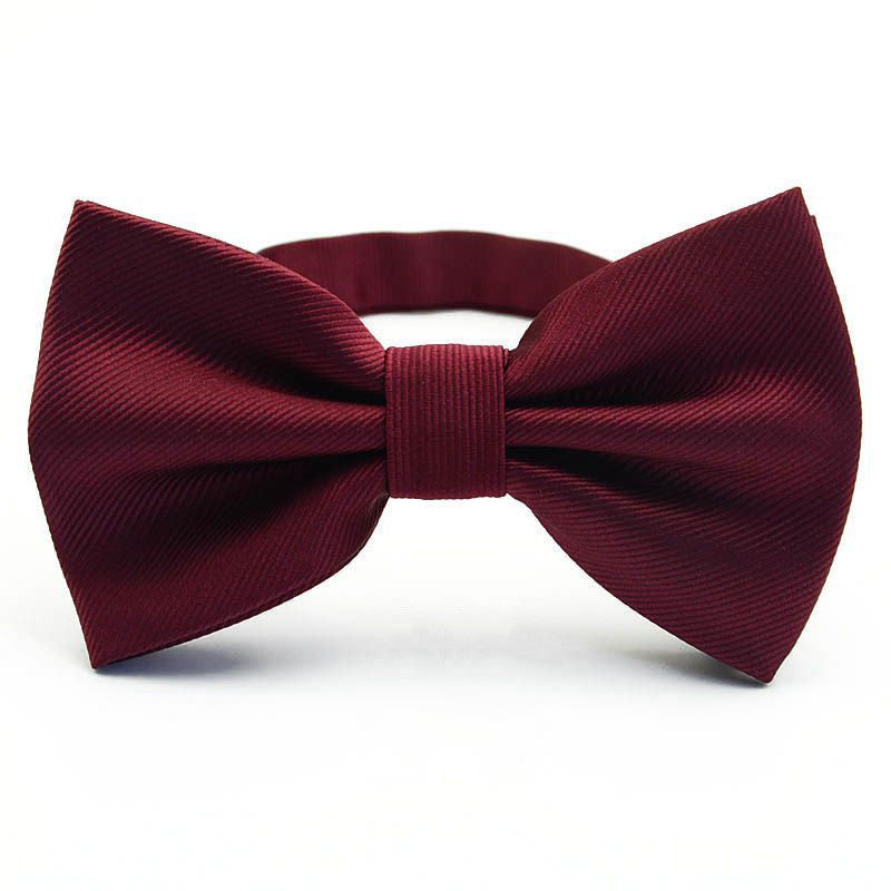 Wedding New Best Man Group Black Red Blue Striped Big Bow Tie