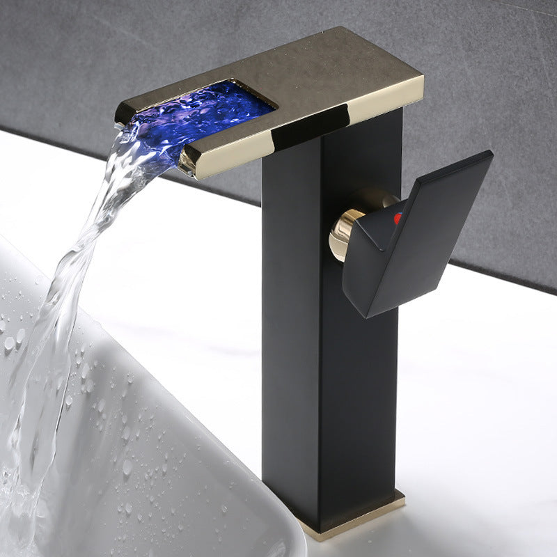 High End Copper Waterfall Faucet for Luxurious Bathroom Experience - Mallora Shop