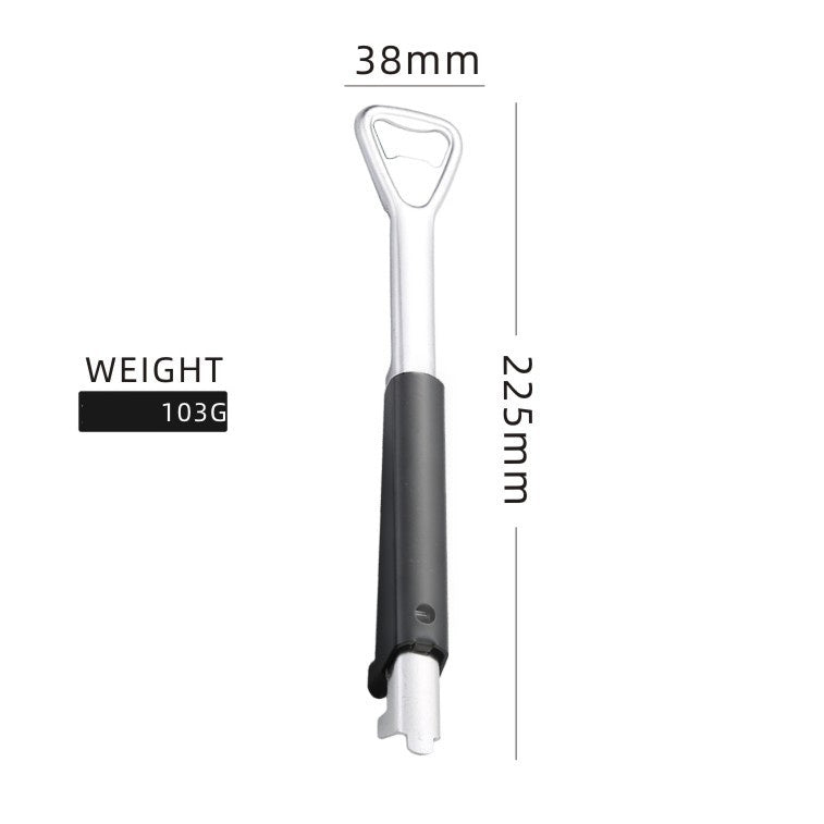 2-in-1 Adjustable Stainless Steel Can Opener Beer Starter