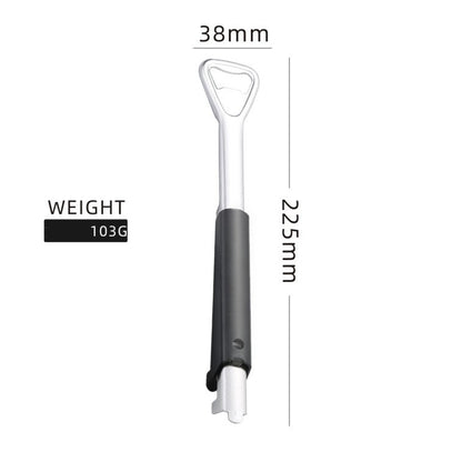 2-in-1 Adjustable Stainless Steel Can Opener Beer Starter