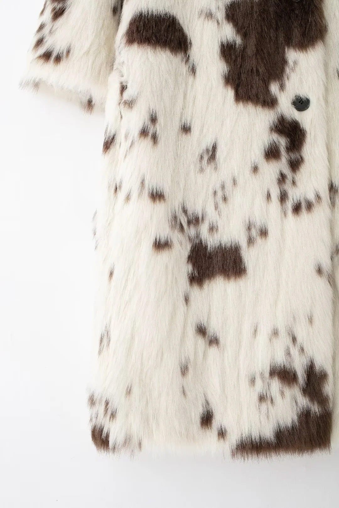 Women's Animal Pattern Imitation Fur Coat