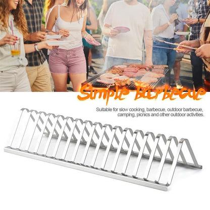 Stainless Steel Barbecue Grill Holder
