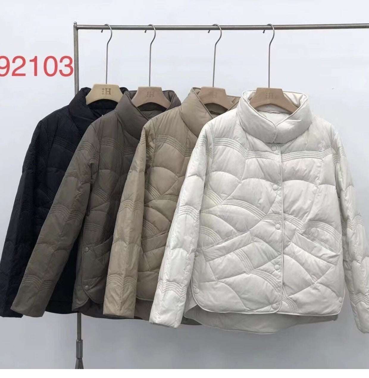 Lightweight Down Jacket Female Loose Lapel