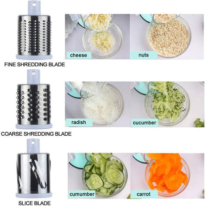 Multifunctional Potato Slicer - Round Mandoline Cutter for Perfect Slicing - Mallora Shop