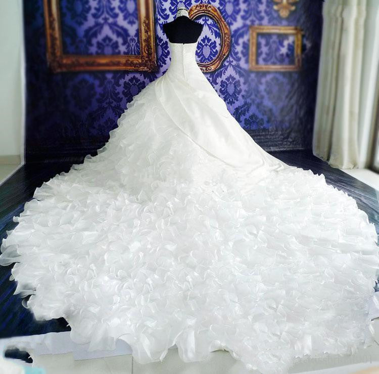 Wedding Dress Wholesale High-end Dress With Big Tail