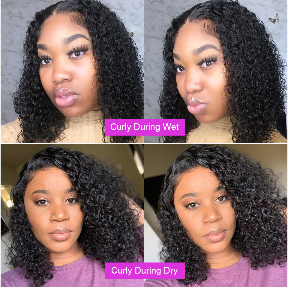 Deep Water Wave Lace Frontal Human Hair Wigs