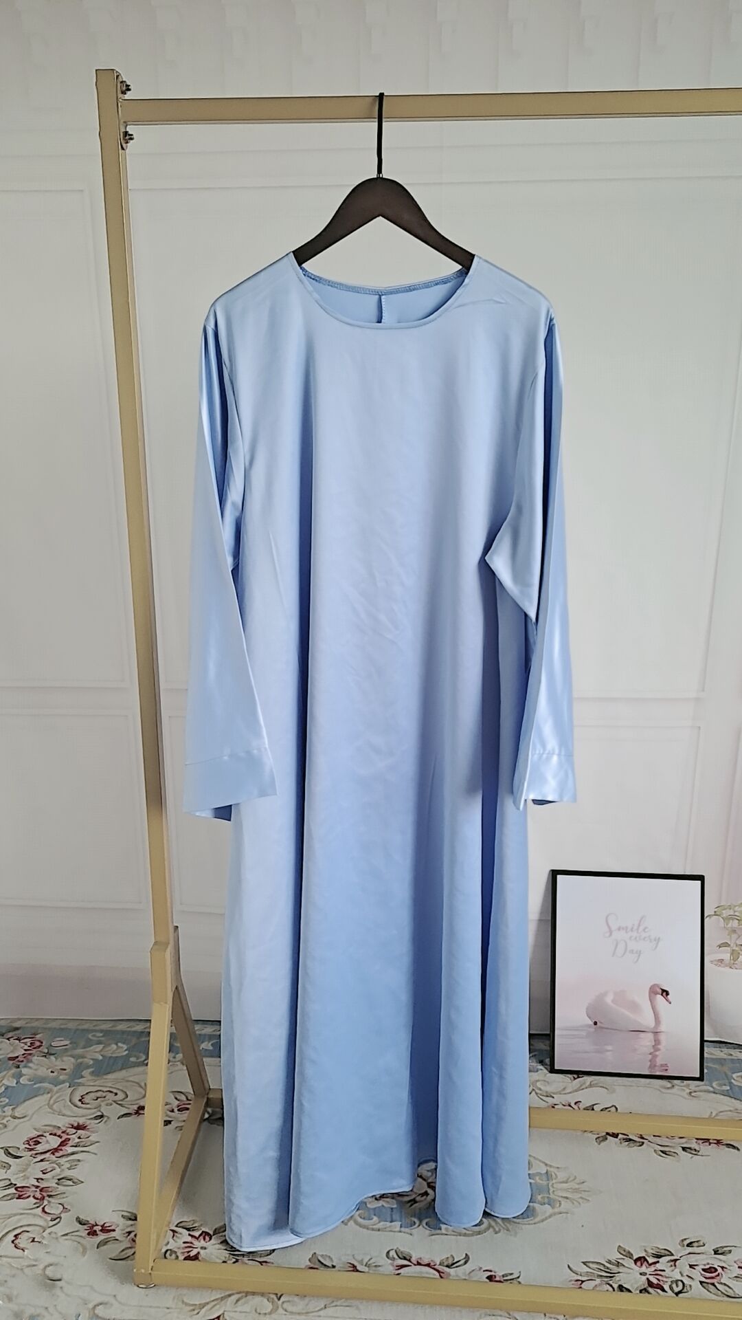 European And American Large Elegant Robe Dress