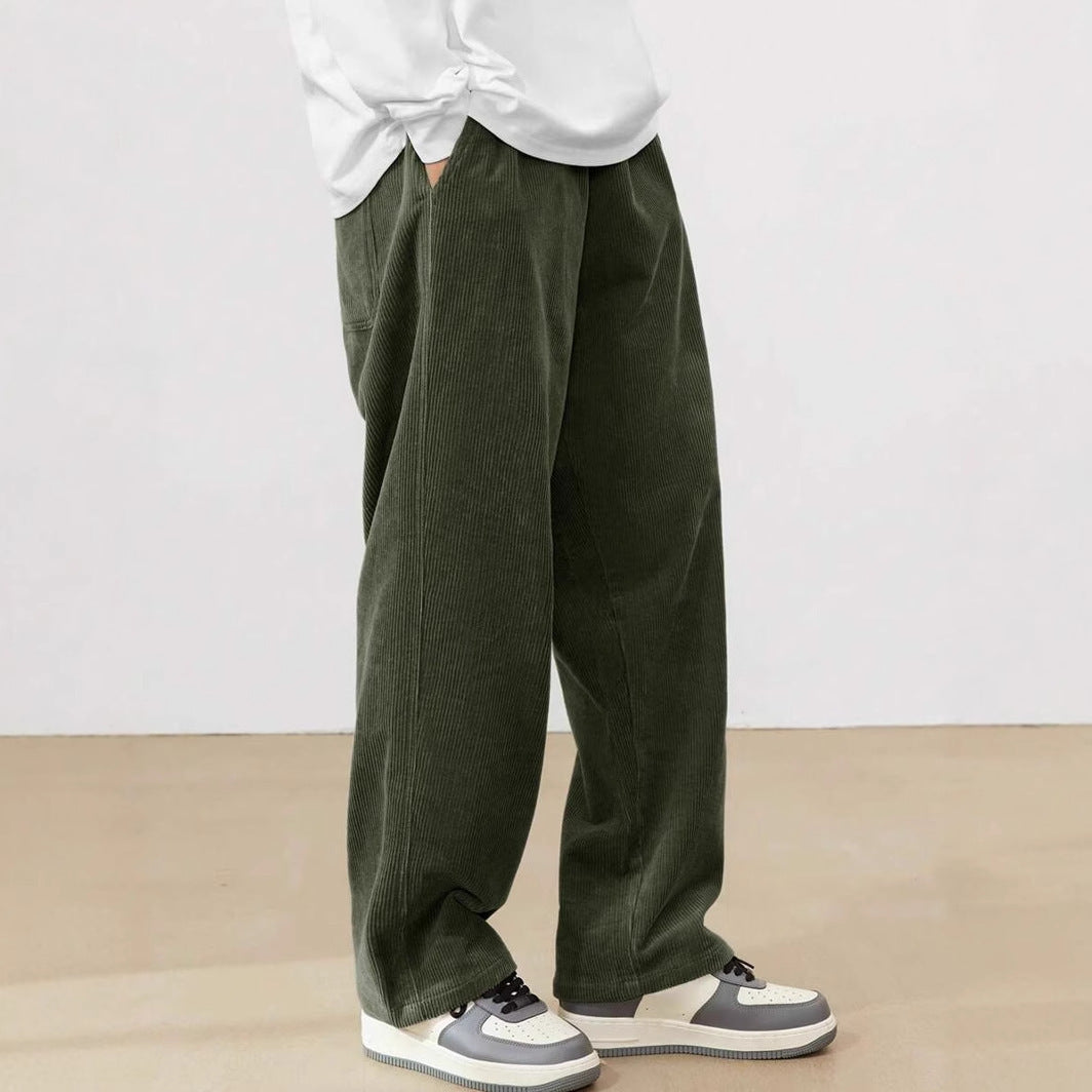 Men's Autumn And Winter Loose Wide Leg Draping Casual Pants