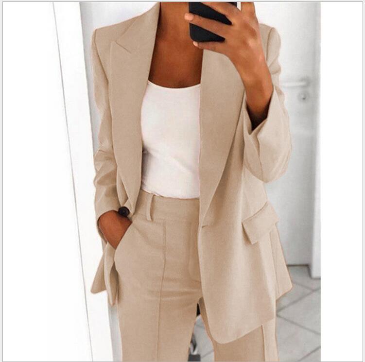 Lapel Slim-fit Cardigan Graceful Suit Jacket