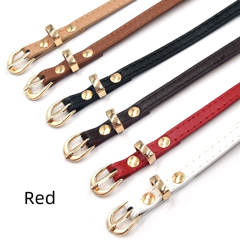 Spring And Summer Children's Thin Belt Stylish Simple And Versatile Dress Matching Clothing Belt