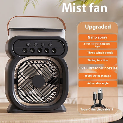 3 In 1 Portable Air Conditioner with LED Night Lights