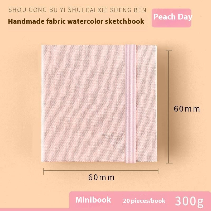 Sketch Carrying Travel Portable Good-looking Journal Book Feile Bird Fabric Mini Watercolor