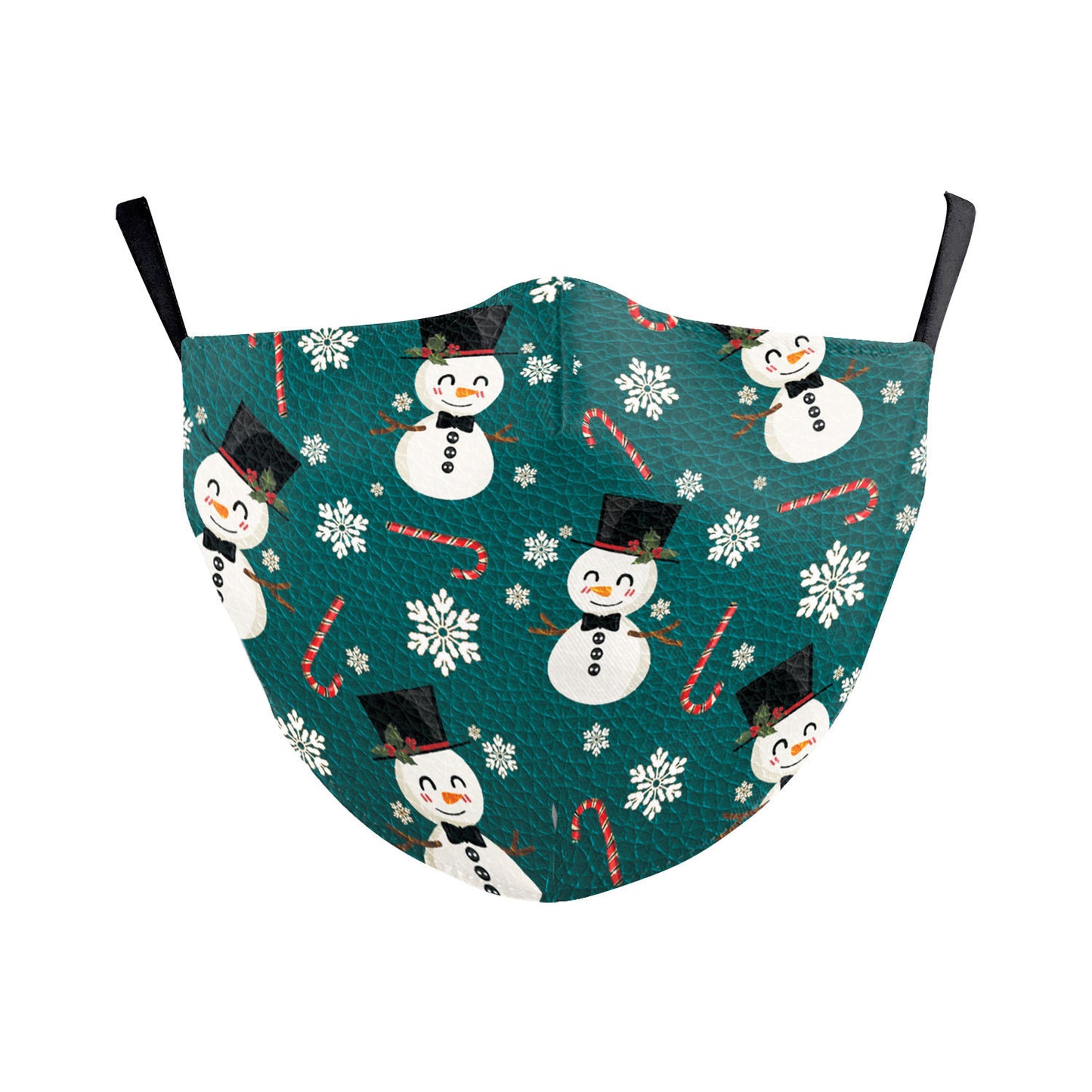 Christmas Single Corner Print Double Layer Dust Mask