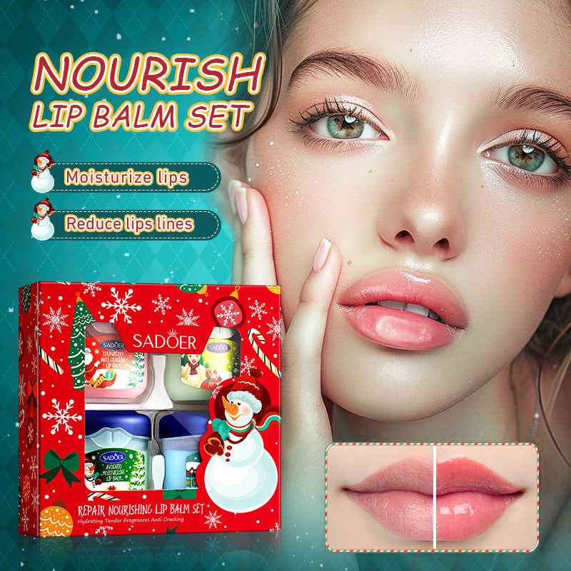 Full English Christmas Nourishing Lip Balm Sets Of Boxes