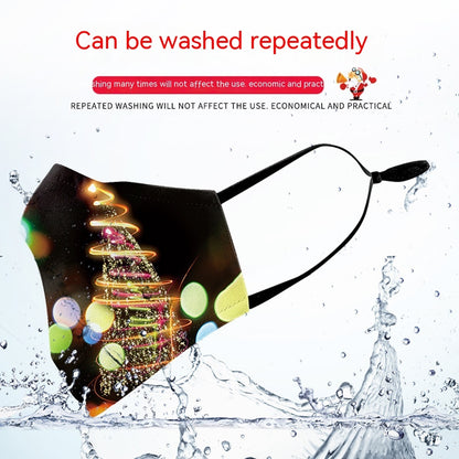 Christmas Light Shadow Digital Printing Mask