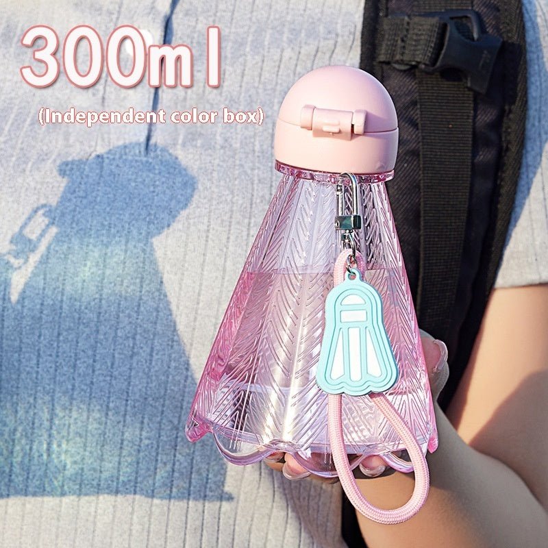 Badminton Sports Cup with Plastic Straw for Fitness and Hydration - Mallora Shop