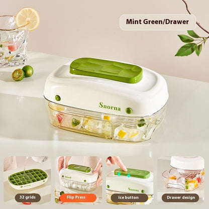 Easily Removable Food Grade Ice Tray with Lid