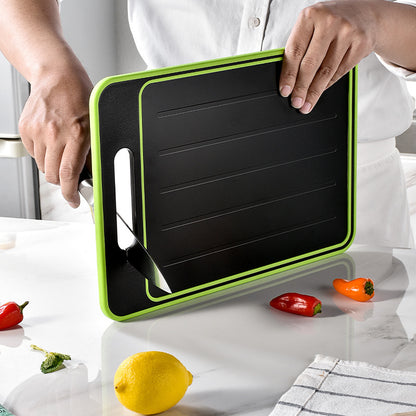 Double-Sided Cutting Board with Defrosting Function