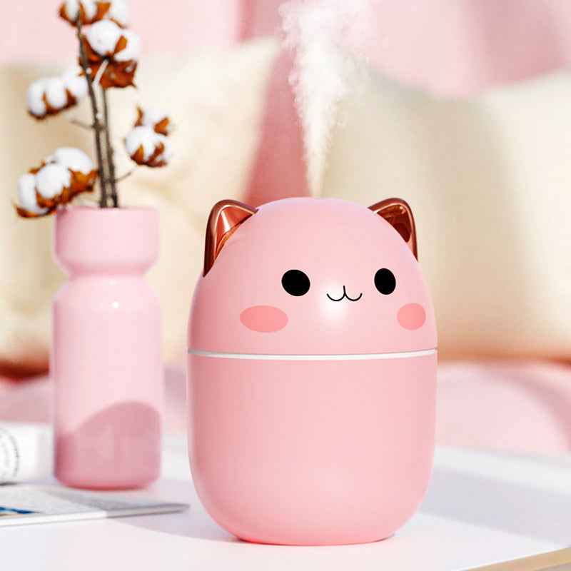Cute Portable Cat Humidifier - Ultra-Silent USB Powered Air Moisturizer - Mallora Shop
