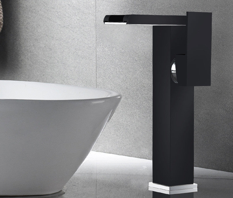 High End Copper Waterfall Faucet for Luxurious Bathroom Experience - Mallora Shop