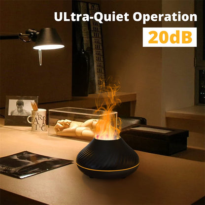Volcanic Flame Aroma Diffuser Lamp