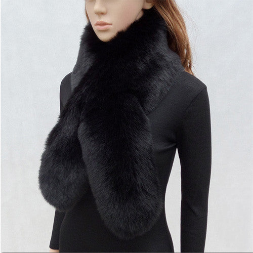 Faux Fur Rabbit Fox Collar Shawl