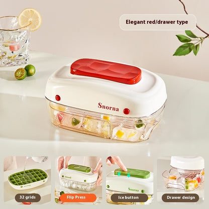 Easily Removable Food Grade Ice Tray with Lid