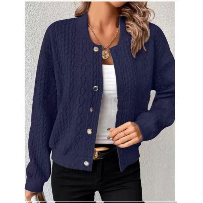 Women Casual Solid Color Cardigan