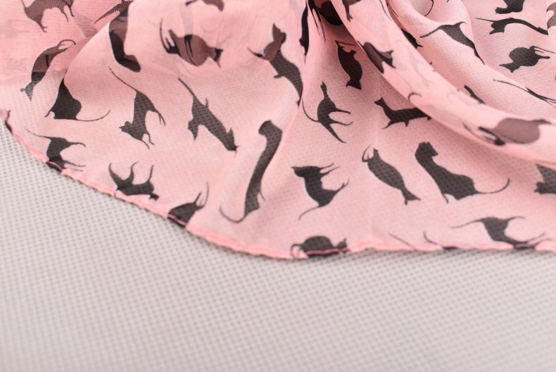 New Ladies Animal Chiffon Printed Silk Scarf