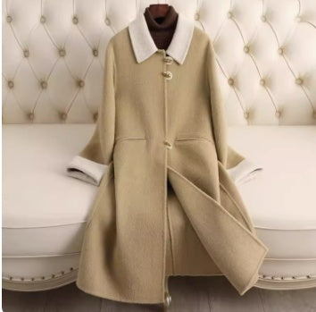 Women Cashmere Loose Coat