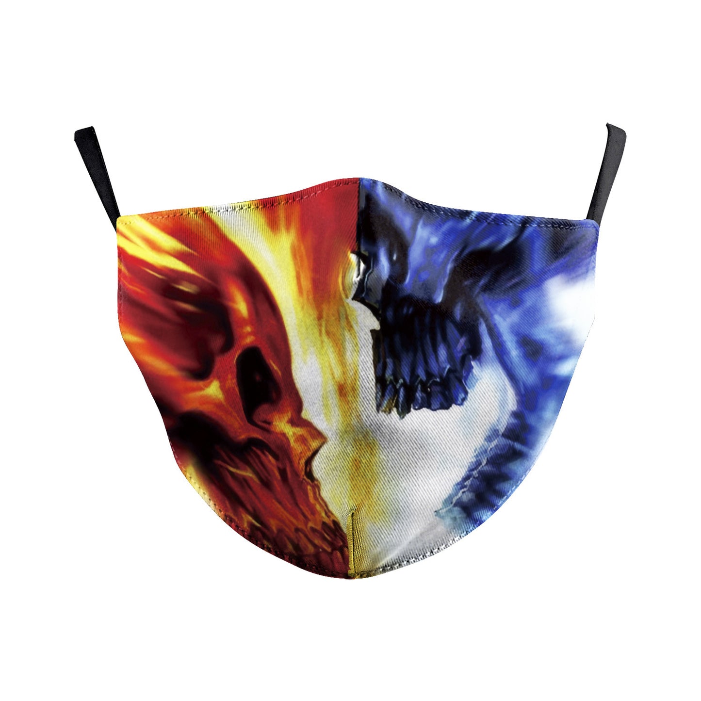 Digital Printing Wansheng Ghost Face Skull Double-layer Dust Mask